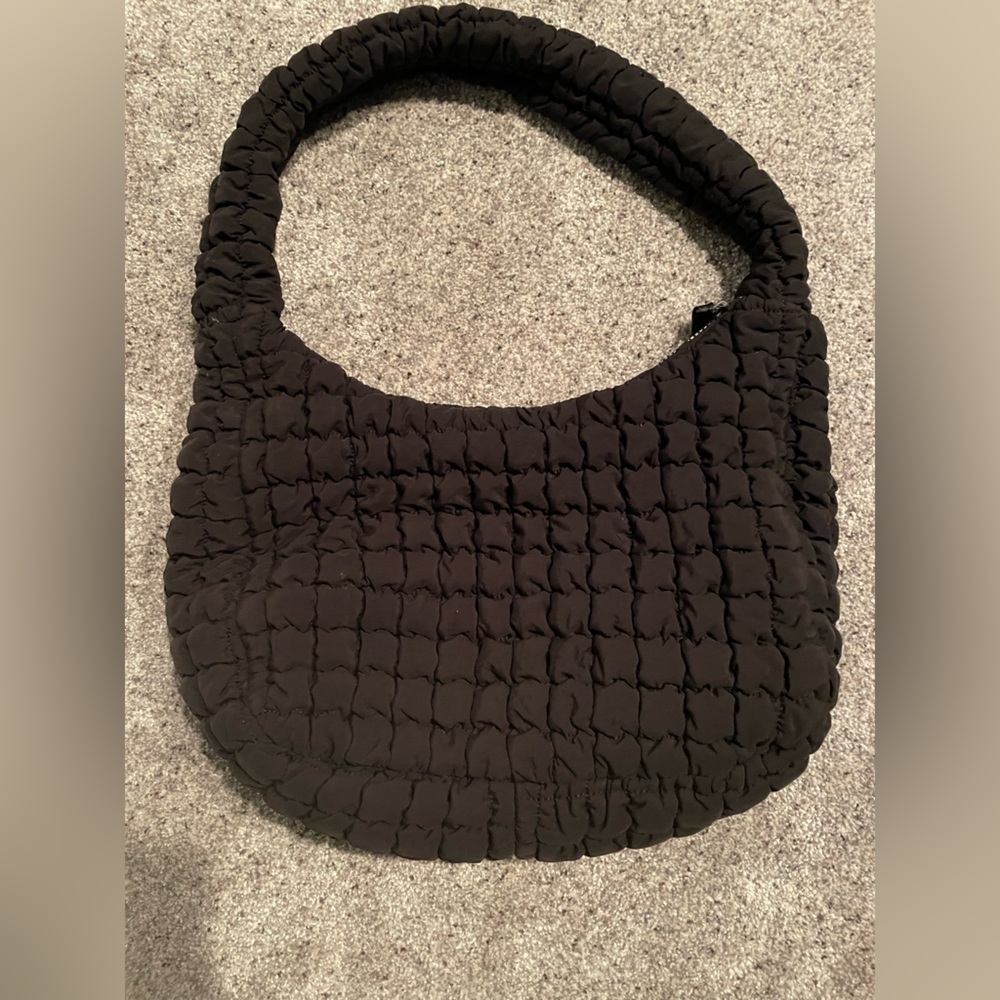 Black Quilted Women's Bag